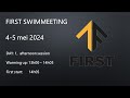 Day1 afternoon sessions first swim meeting 2024