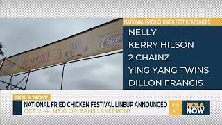The National Fried Chicken Festival announces headliners