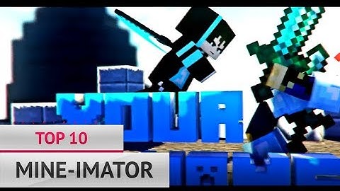 🔧 TEMPLATES 🔧 TOP 10 MINEIMATOR INTRO TEMPLATES Minecraft MC MI