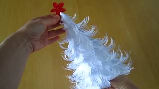3d Weihnachtsbaum Aus Papier Selber Machen Youtube