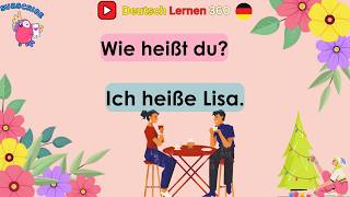: Deutsch lernen A1 | 60 Neue Fragen und Antworten auf Deutsch  Perfekt A1