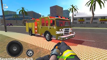 Fire Truck 🔥🚒Fire Engine Simulator Mobile Gameplay (Android, iOS) FHD