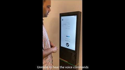 PALAS Self Service Kiosk With Voice Recognition