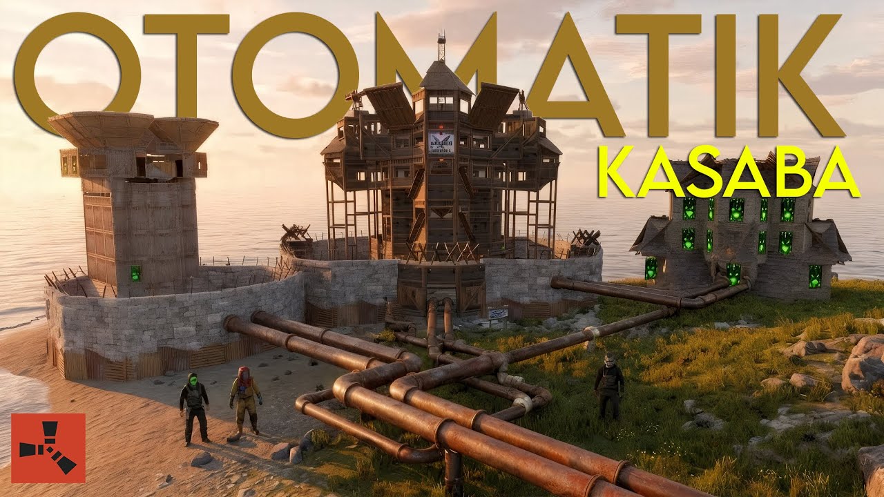 RESMİ SUNUCUDA EVLERİMİZİ BİRLEŞTİREREK 3 FARKLI EVİ BİRBİRİNE BAĞLAYIP YAŞADIK!!! Rust Türkçe