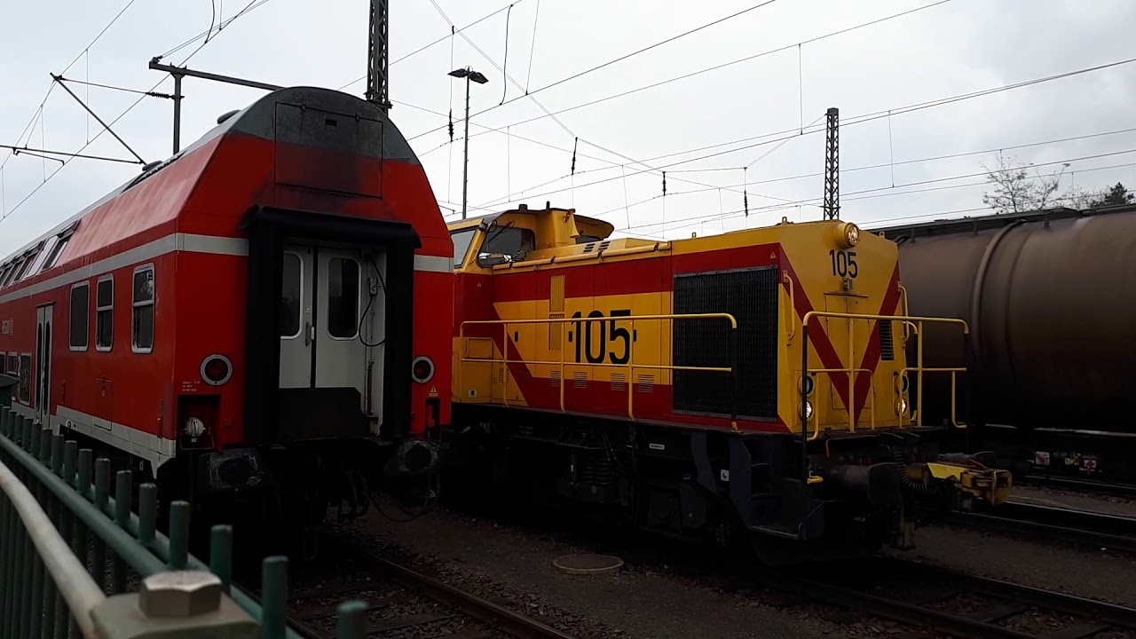 Wagenzug auf den MEG Gelände in Böhlen gehen zu Scholz