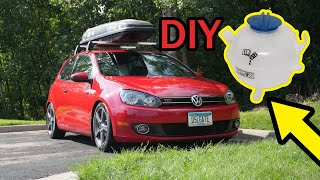 Volkswagen MK6 TDI Coolant Reservoir DIY Vw Coolant Tank Diy
