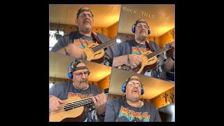Rock This Town   Stray Cats   ukulele cover resonator and bass