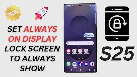 🌟 How to Set Always on Display Lock Screen to Always Show on Galaxy S25/S25+/Ultra 📱