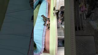 Fast Zipper Attachment on Overlock Machine | Sewing Factory Trick* #sewing #sewinghacks #shortsfeed