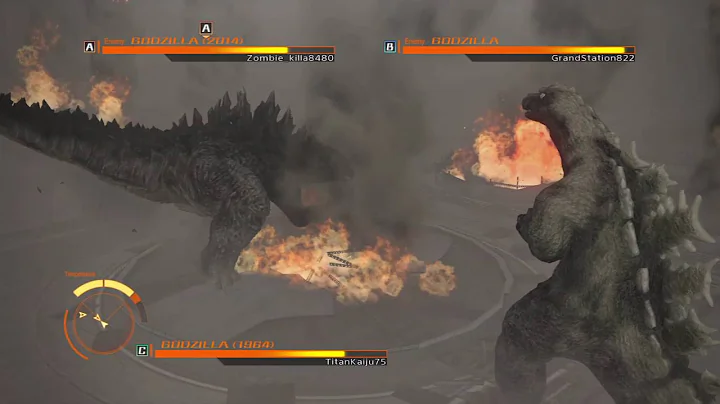 Godzilla (PS4) Online VS: Godzilla (1964) vs. Godzilla (2014) vs. Godzilla
