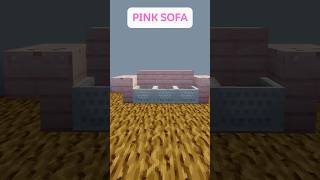 Celebrity Stylish Pink Sofa Design in Minecraft Profile