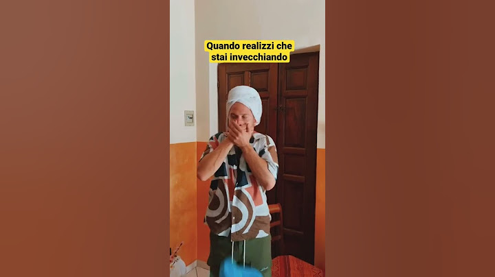 Quando realizzi che stai invecchiando