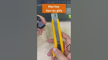 2 mẹo hay về dao rọc giấy bạn biết chưa? #shorts #meovat #meohay #tips #nhanlonton