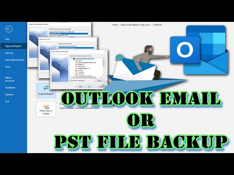 نحوه پشتیبان گیری از فایل داده Outlook یا پشتیبان گیری از فایل PST