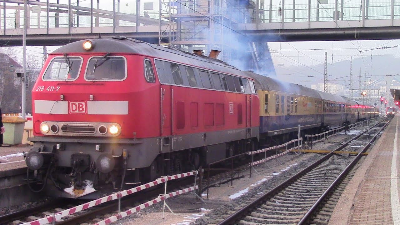 110 278 und 218 411 mit Rheingold Sonderzug