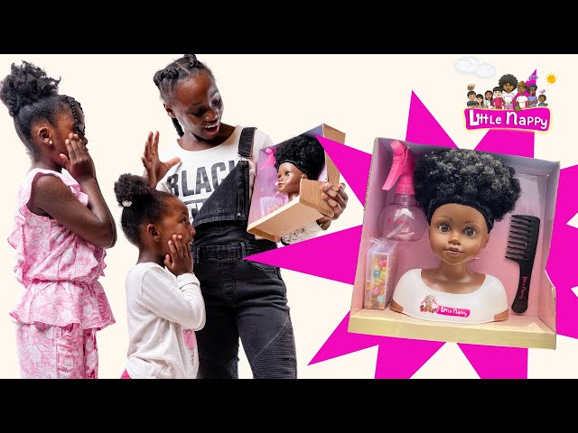 La tête à coiffer afro Little Nappy et ses accessoires pour enfant !