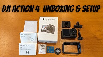DJI Osmo Action 4 Unboxing and How to Setup