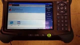 Exfo OTDR testing