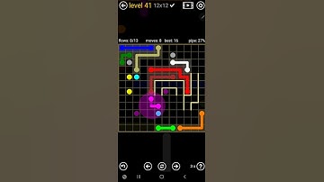 How To Solve Flow Free Pathway Pack Level 41 12x12 Hard Board Walk Through Solution Walkthrough
