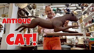 Finding & Buying an Antique Metal Cat!