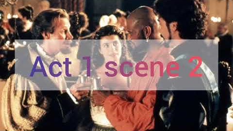 Othello - William Shakespeare (Act 1 scene 2) summary and analysis