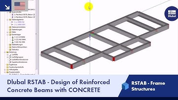 Dlubal RSTAB - Design of Reinforced Concrete Beams with CONCRETE