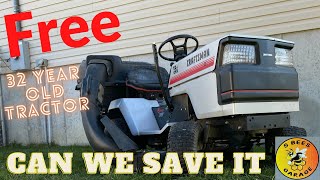 Success She lives Craftsman II Lawn Tractor Tecumseh 12hp Riding Mower runs again EP 1