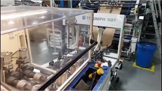 Triumph 3Mr Fond Carré Poignées Plates Sac Restaurations À Emportersac Shoppingsac Publicitaire