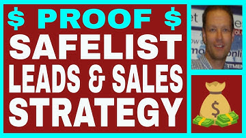 How To Use SAFELISTS For GENERATING Affiliate Marketing LEADS - Income $$ PROOF & Strategy!!!