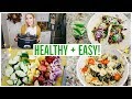 HEALTHY CROCKPOT MEALS! 3 EASY RECIPE IDEAS! BEEF 🌮🍍 CHICKEN 🍗 + VEGETARIAN 🍝🥗 | Brianna K