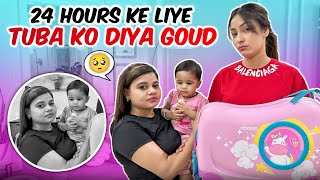 24 HOURS KE LIYE TUBA KO DIYA GOUD | Malik Kids