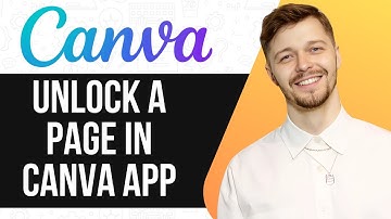 How to Unlock a Page in Canva App