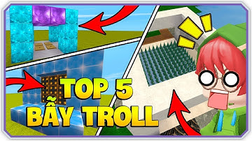 Mini World: Top 5  Bẫy Troll bạn bè cực kì hay trong Mini Wolrd  | Lyly Channel