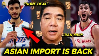 Pirmado Na Ang Asian Import Sa Pba Iran Mvp Resbak Ng Meralco Kasama Si Brownlee