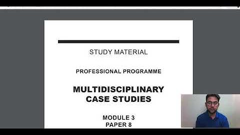 MORE THEN 180 STUDENT ICSI CS PROFESSIONAL MDCS MULTI DISCIPLINARY CASE STUDIES FULL MODULE COV.