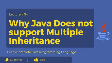 Why Java Does not support Multiple Inheritance | Lecture # 34 | Learn Programming