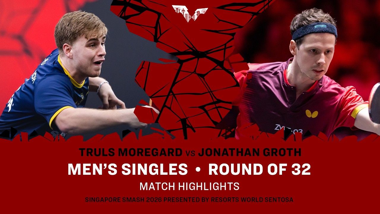 Truls Moregard vs Jonathan Groth | MS R32 | #WTTSingapore2026