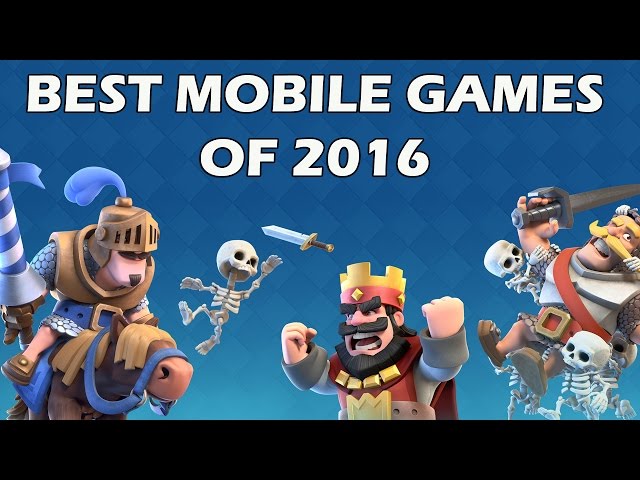 Best mobile games of 2016