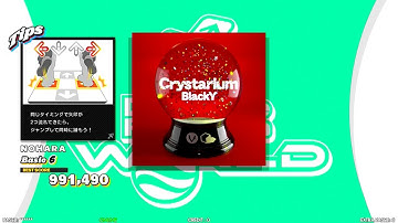 【DDR WORLD】 Crystarium  BlackY 【DOUBLE Basic6】 SPEED455 REVERSE　BDP6