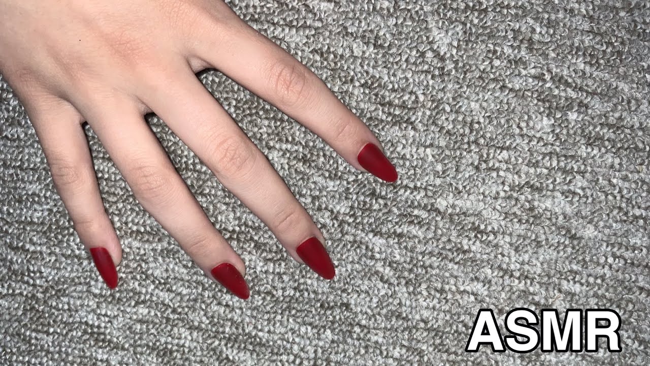 ASMR carpet scratching and tapping ~ Lofi 💅🏼