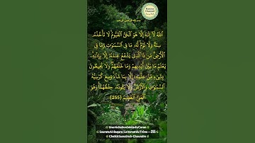 🌿Cheikh Saoud Ach Chouraïm Ayat Al Kursi 255 🌿   سورة البقرة | آية الكرسي - الشيخ سعود الشريم🌿
