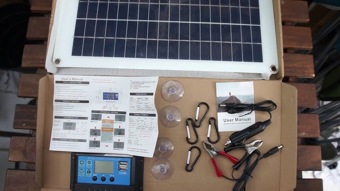 POWOXI 30W 12V Solar Panel + Charger Controller (8A) Kit - Review