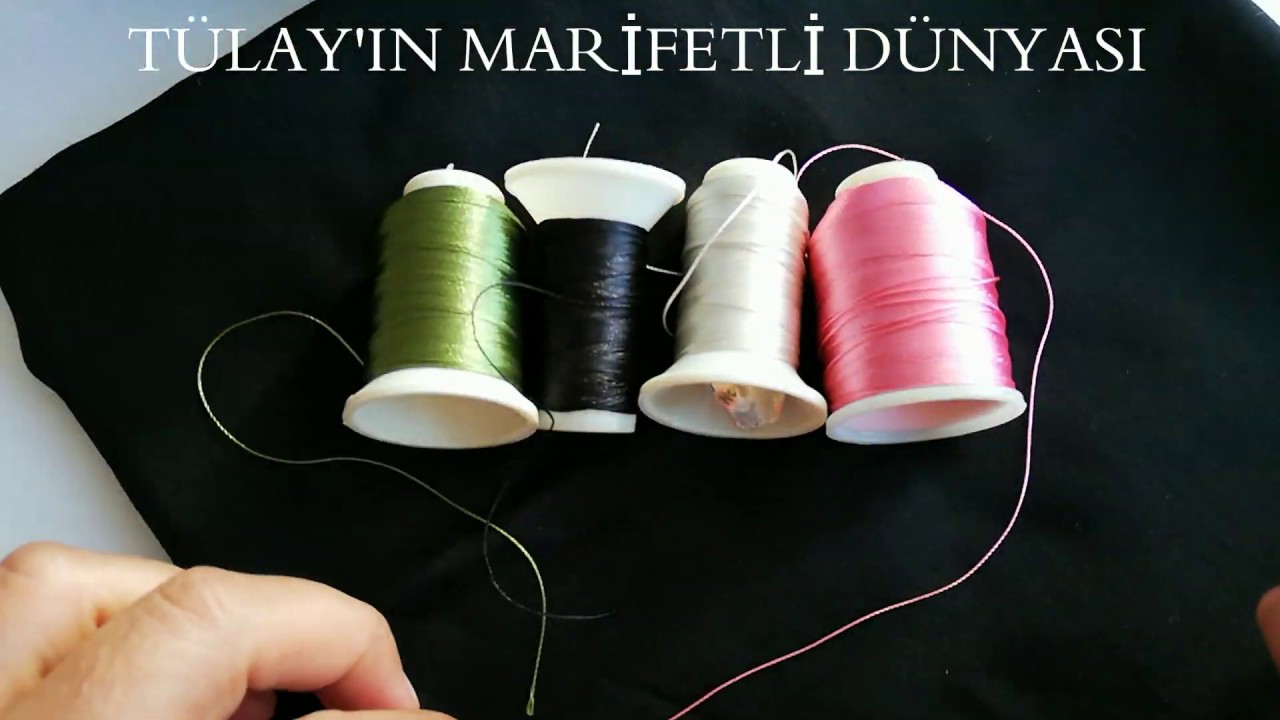 128-) Düz Siyah Yazmaya Yaptığım Sıralı Çıtı Pıtı İğne Oyası Modeli 👍