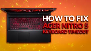 How to Disable Keyboard Light Timeout on the Acer Nitro 5