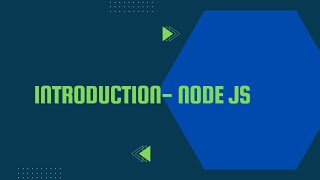 Node-JS  Introduction | Tamil | HarshaSelvi