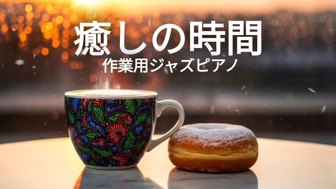 深い集中力が続くカフェミュージック｜勉強用BGM・作業用BGMで頭スッキリ☕やさしいピアノと落ち着くカフェ音で長時間集中できるリラックス音楽｜在宅ワーク・読書・仕事がはかどる静かなカフェミュージック