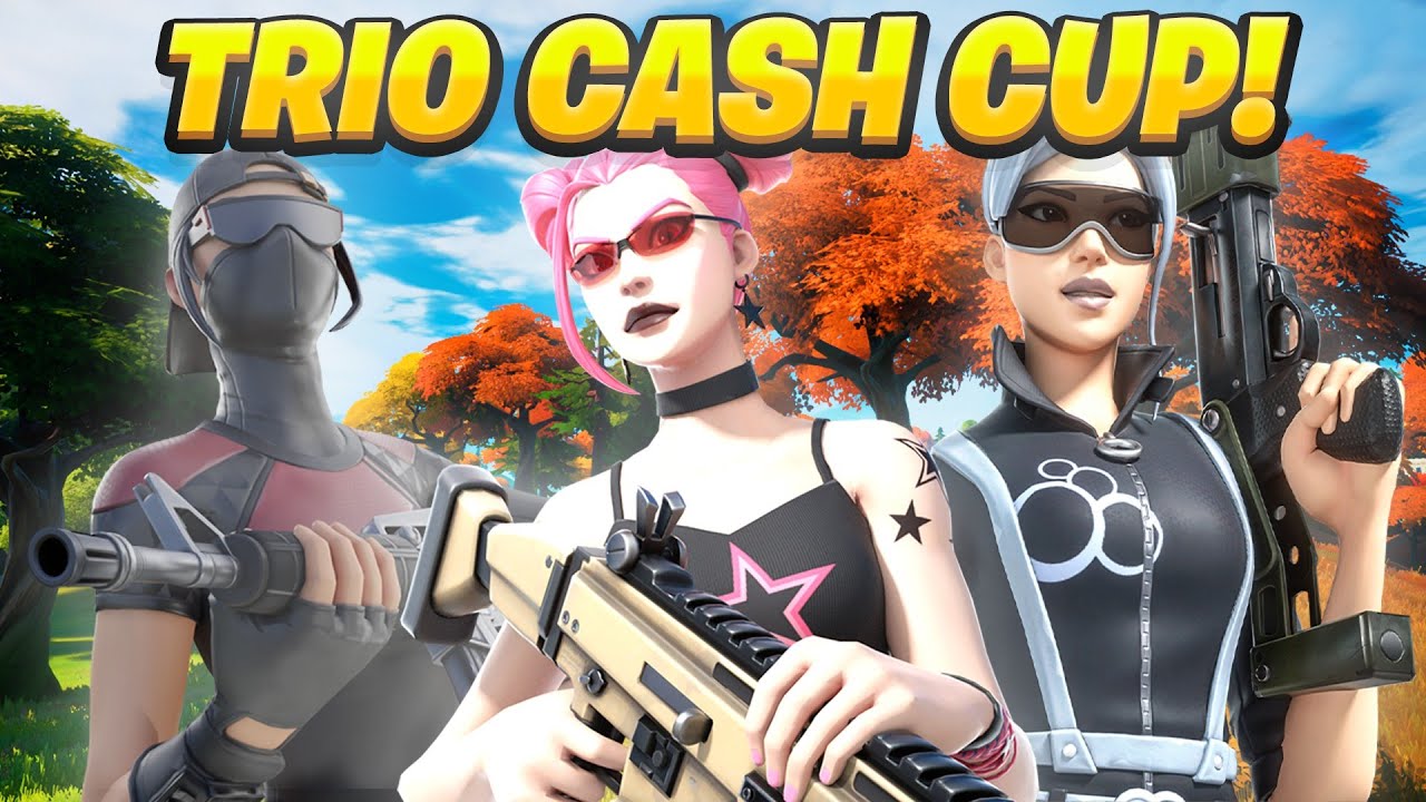 *LIVE* TRIO CASH CUP!! FORTNITE BATTLE ROALE!! YouTube