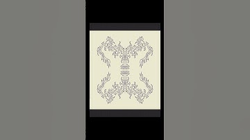 Symmetry Drawing | Quadrant Symmetry Pattern | A202 #digitaldrawing #procreatedigitalart  #procreate