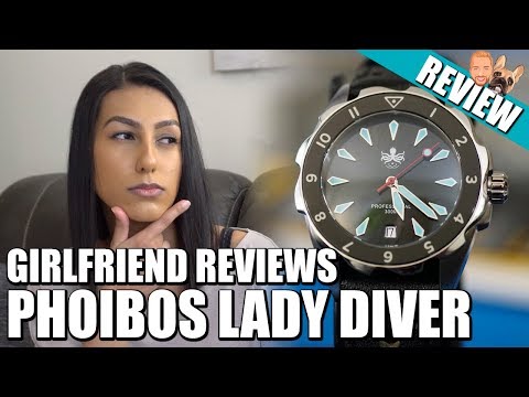 My Girlfriend Reviews Phoibos Sea Nymph 300M Lady Diver Watch