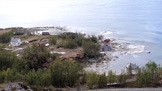 Landslide Takes Entire Neighborhood To The Sea